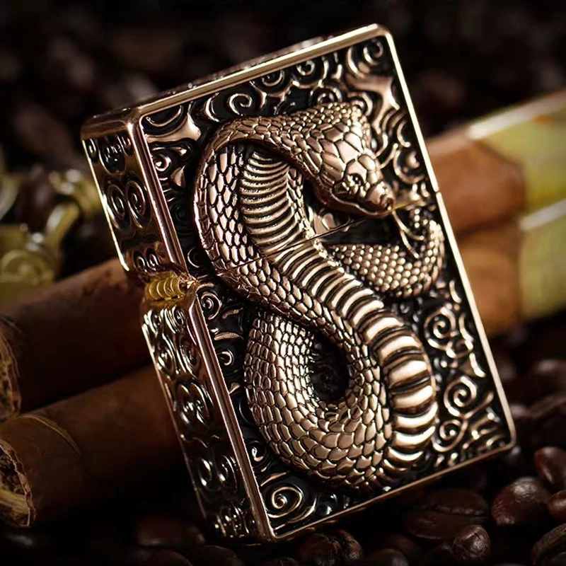 Lighter Insert Zippo - ZORRO Classic Fuel Windproof Lighter Metal