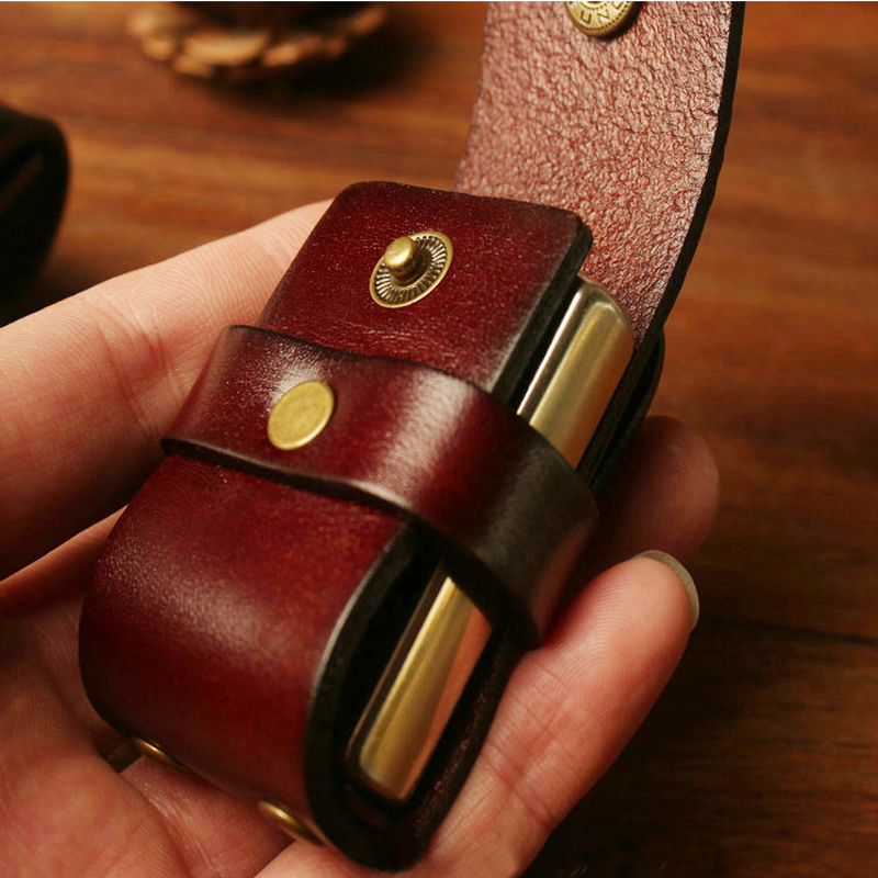 Vintage Leather Case For Zorro - Lighter Insert Zippo recension och pris