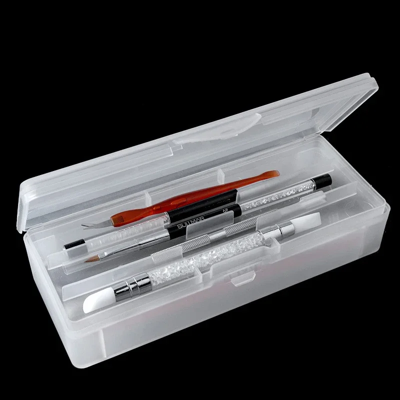 1Pc Rectangle Double-layer Nai - Nail File Titanium recension och pris