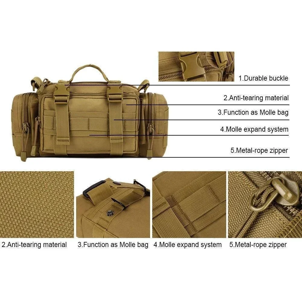 Duffel Waist Bag Molle Waterpr - Edc Carry Bag For Men recension och pris
