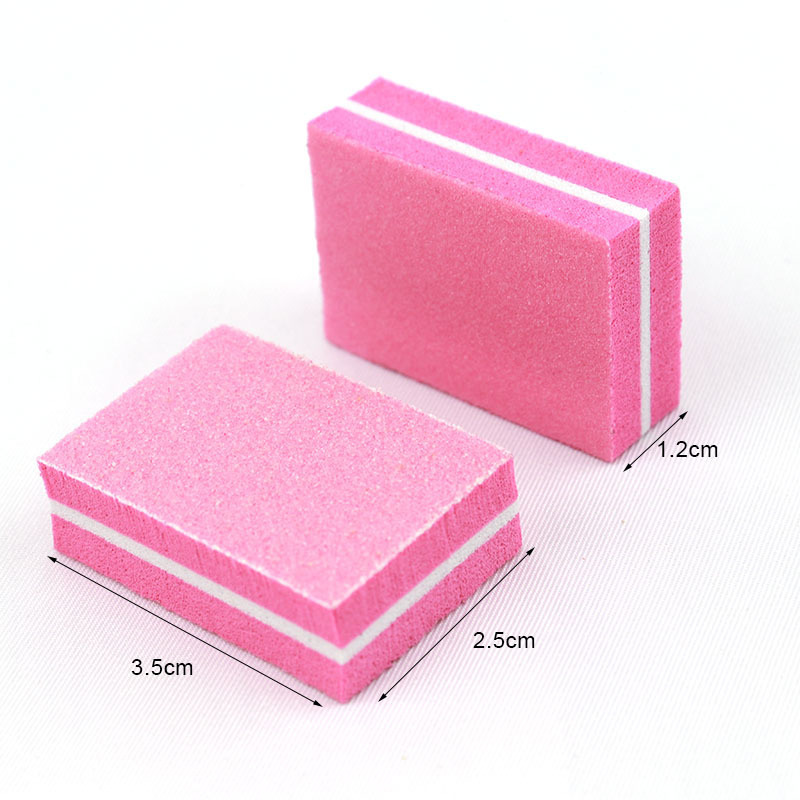 10/50pcs Mini Nails Art Buffer - Nail File Titanium recension och pris