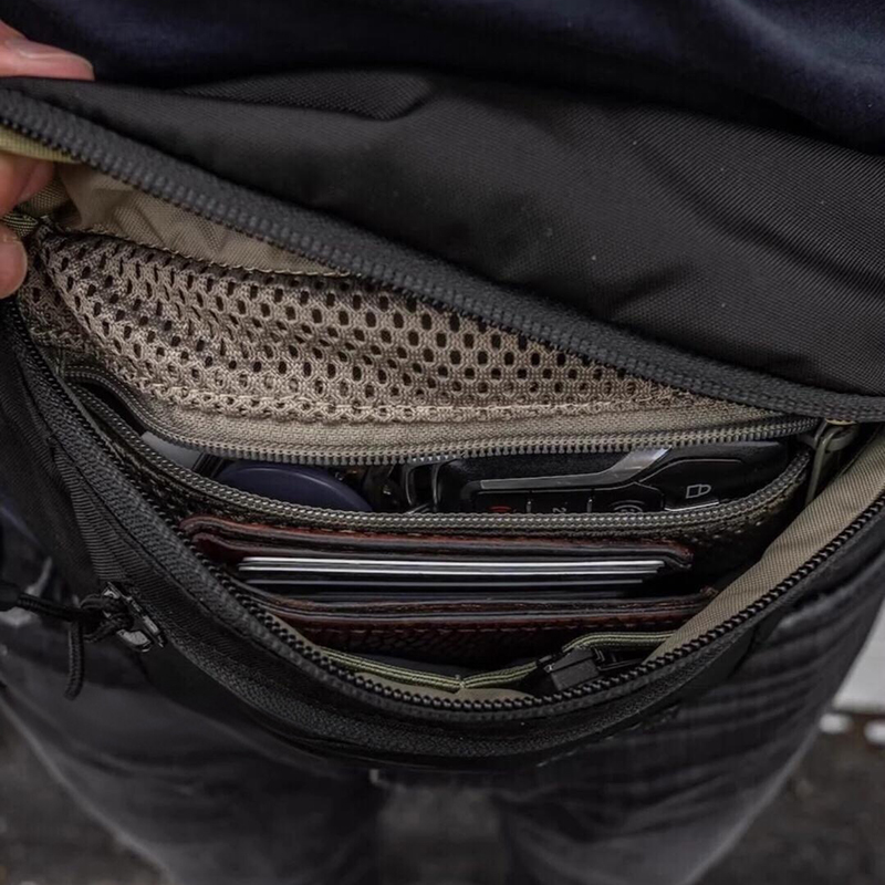 Mens Belt Bag with Adjustable  - Edc Concealed Carry Fanny Pack recension och pris