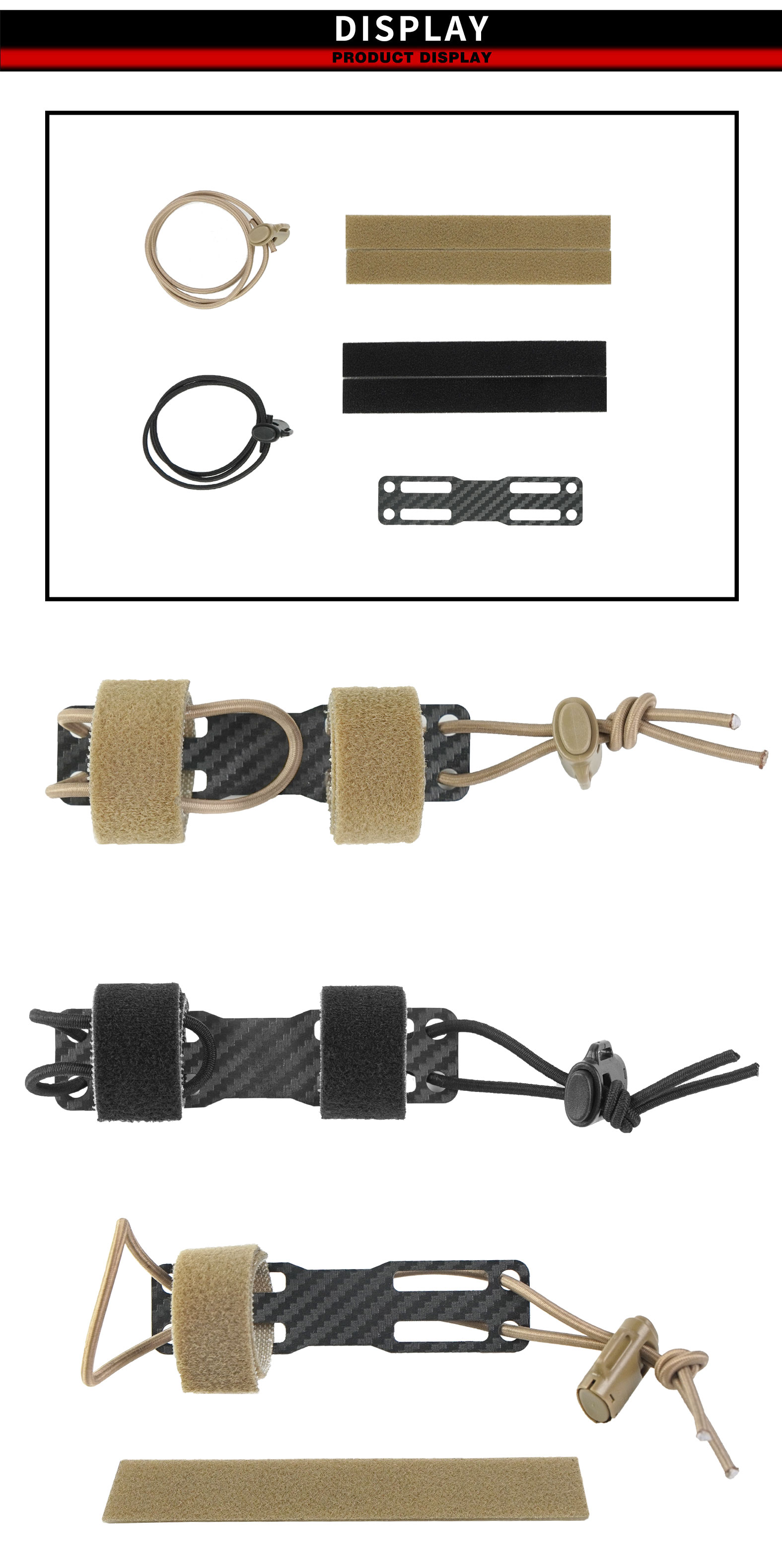 Tactical Tourniquet Holder wit - Edc Flex Carry Belt recension och pris