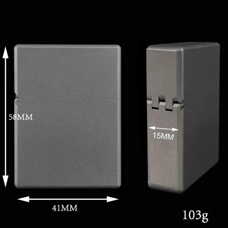 Titanium Shell Windproof Light - Lighter Insert Zippo recension och pris