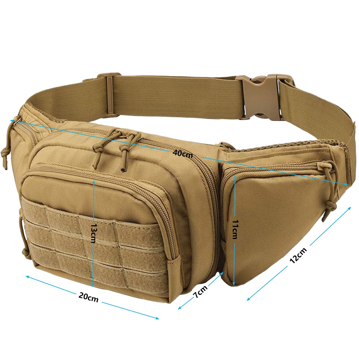 MOLLE Tactical Concealed Carry - Edc Concealed Carry Fanny Pack recension och pris