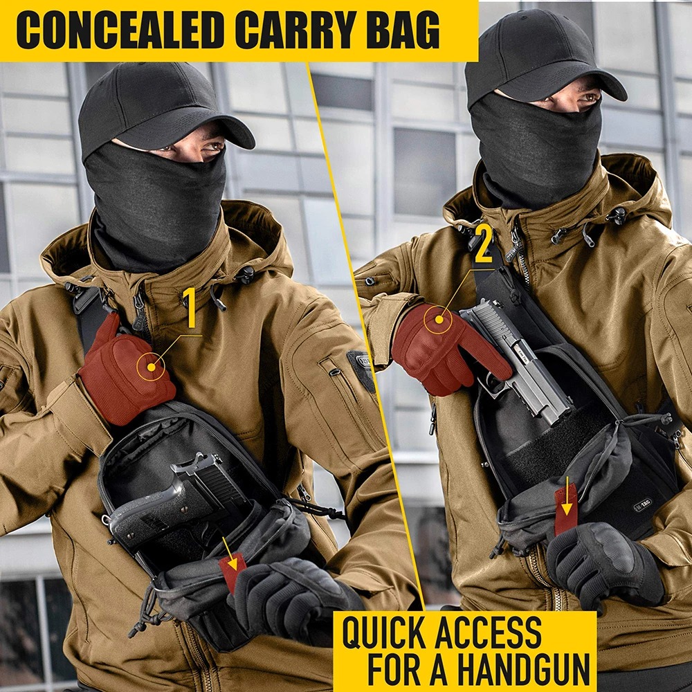 Hunting Crossbody Sling Bag |  - Edc Carry All recension och pris