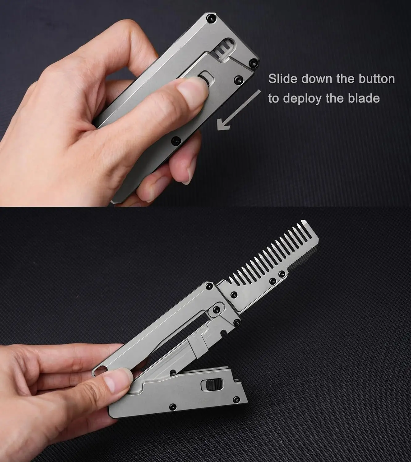 FEGVE TC347 2-in-1 Titanium Ha - Comb Pocket Titanium recension och pris