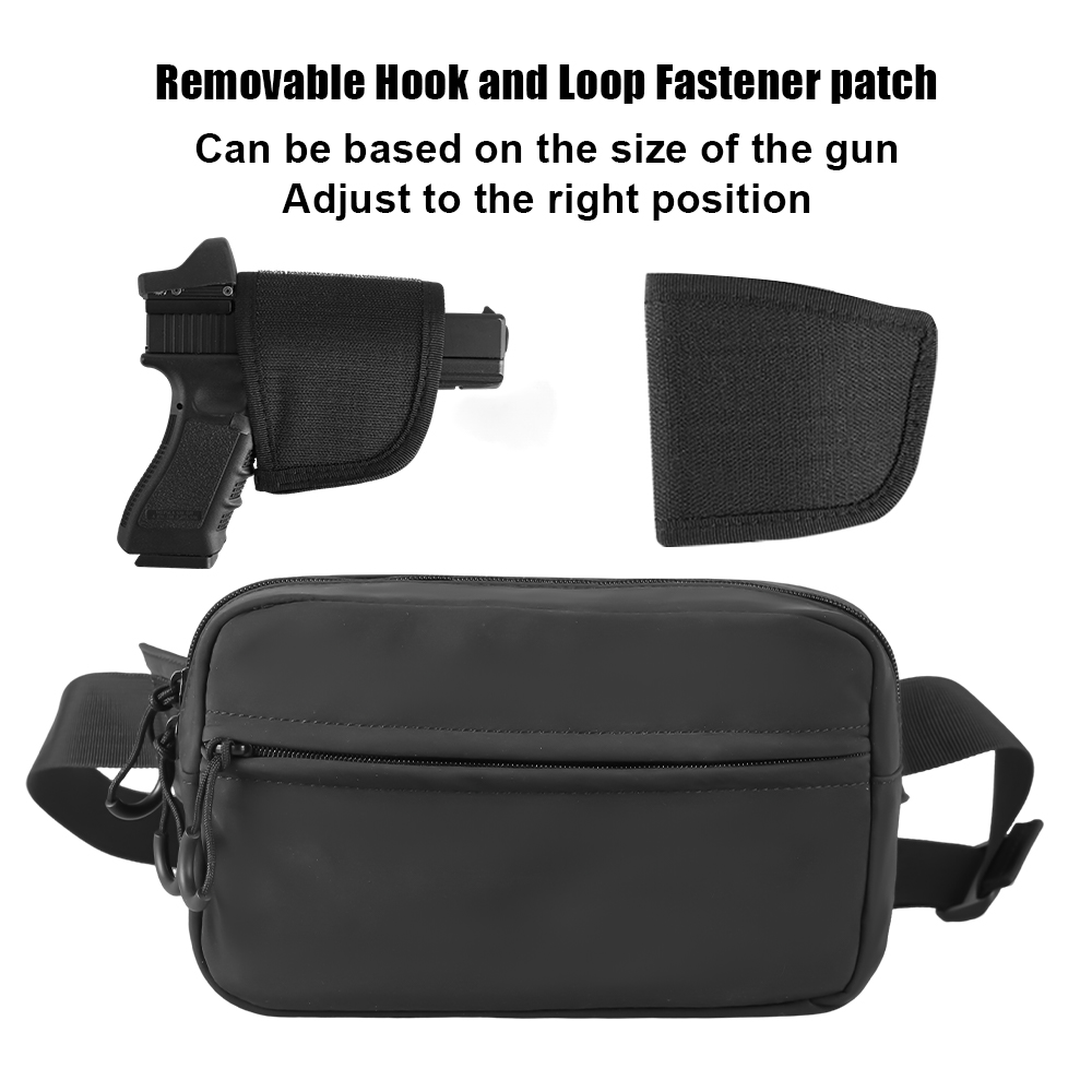 Tactical Crossbody Bag Pistol  - Edc Concealed Carry Fanny Pack recension och pris