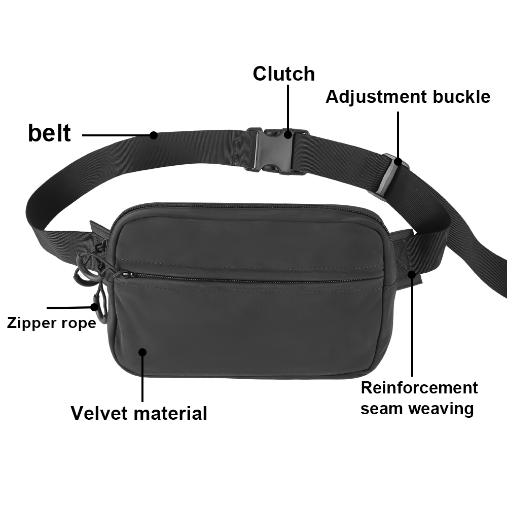 Tactical Crossbody Bag Pistol  - Edc Concealed Carry Fanny Pack recension och pris