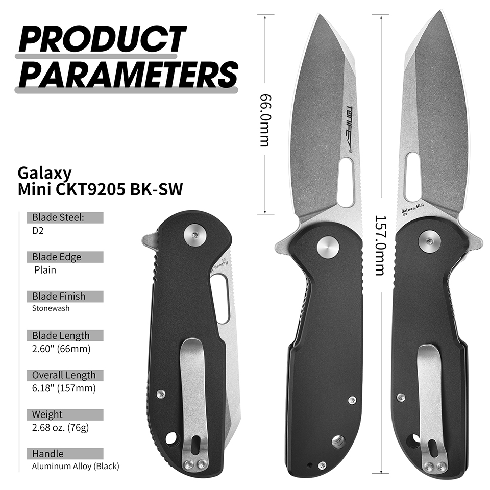 TONIFE Galaxy Mini CKT9205 Fol - Edc Every Day Carry おもちゃ recension och pris