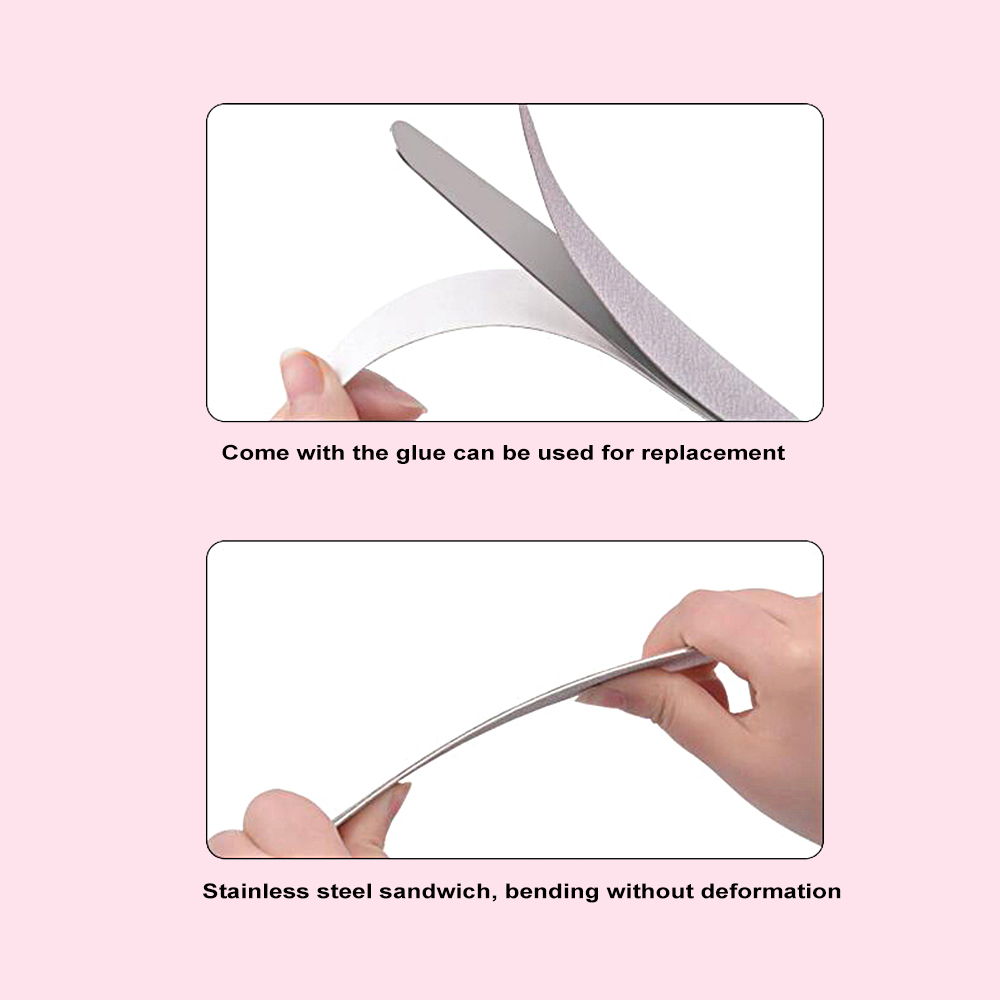 50Pcs/100Pcs Grey Removalble P - Nail File Titanium recension och pris