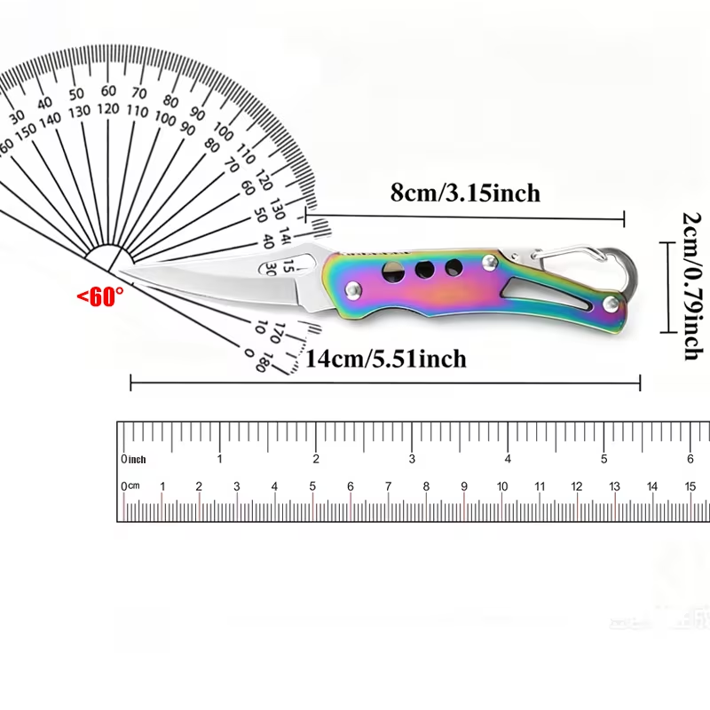 3-Piece Pocket Knife Keychain, - Edc Carry Piece recension och pris