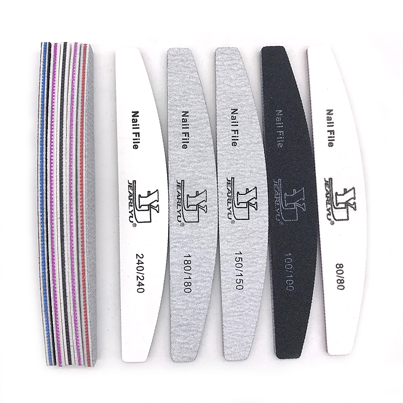 5Pcs Nail File Set Mix Color P - Nail File Titanium recension och pris