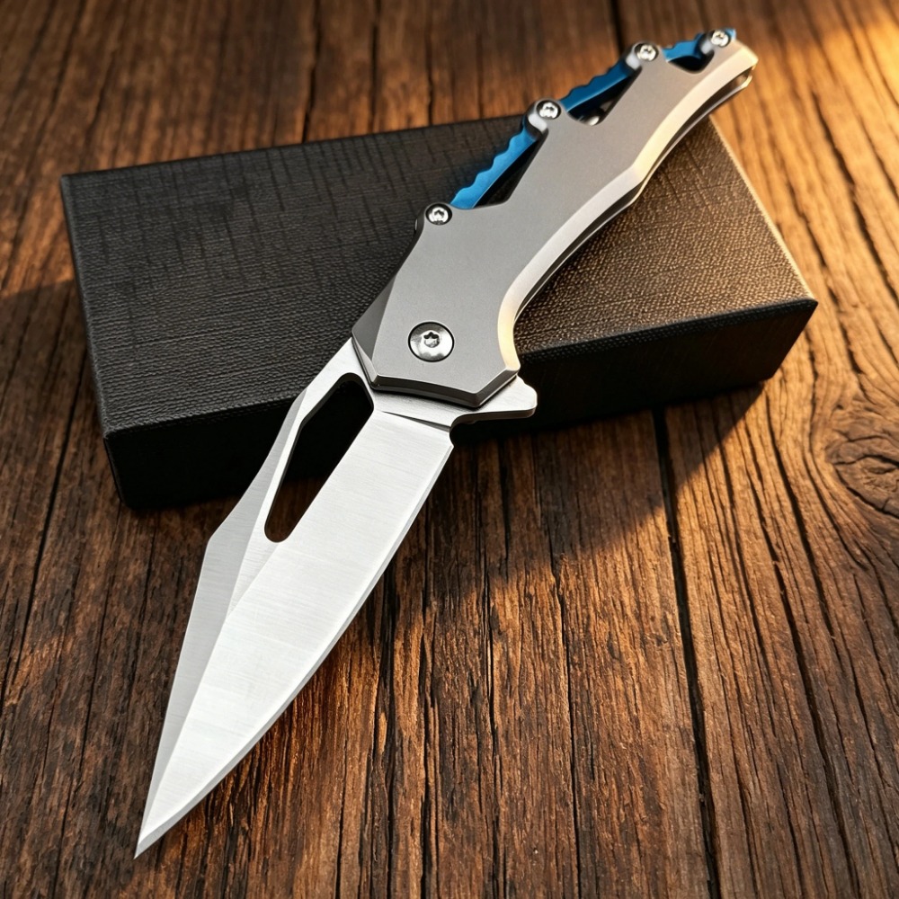 Compact EDC Folding Knife D2 S - Edc Every Day Carry おもちゃ recension och pris