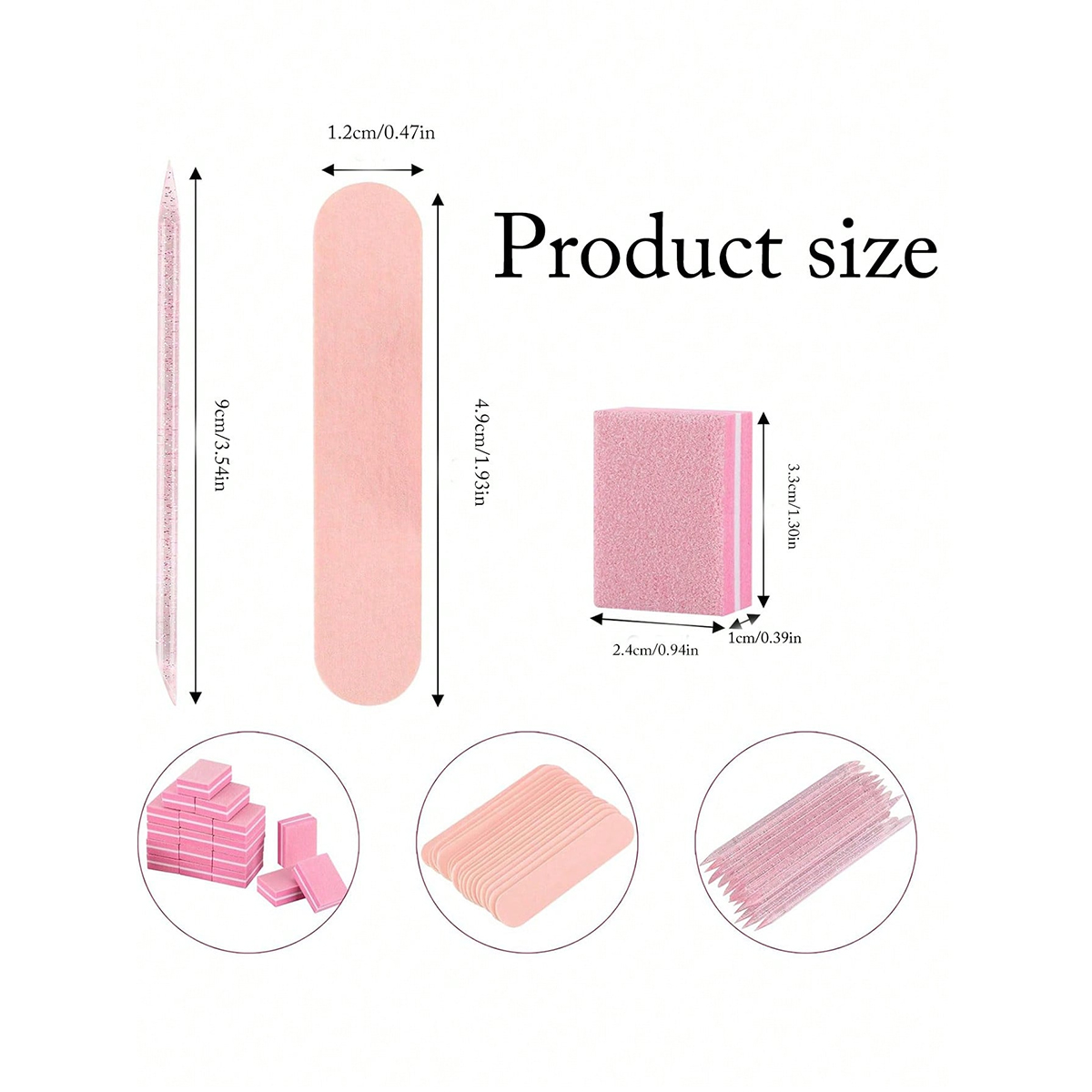 Manicure Kits, Individually Pa - Nail File Titanium recension och pris