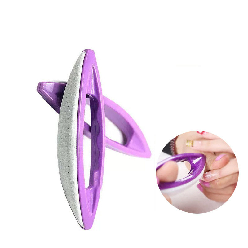 Top Nail Purple Sheepskin Brus - Nail File Titanium recension och pris