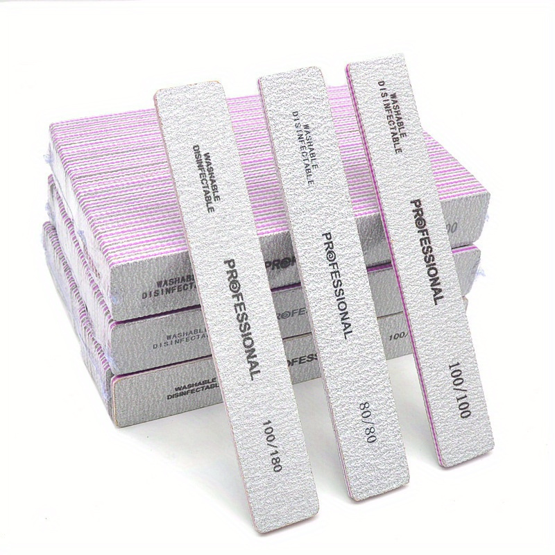 Straight Nail File 80/100/180/ - Nail File Titanium recension och pris